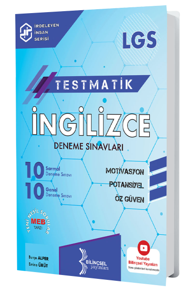 Bilinçsel 8. Sınıf LGS İngilizce Testmatik 20 Deneme Sınavları Bilinçsel Yayınları