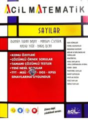 Acil YKS Acil Matematik Sayılar Acil Yayınları