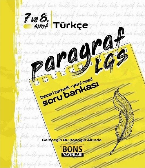 Bons 8. Sınıf LGS Paragraf Bons Soru Bankası Bons Yayınları