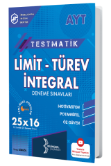 Bilinçsel YKS AYT Limit Türev İntegral Testmatik 25x16 Deneme Sınavları Bilinçsel Yayınları