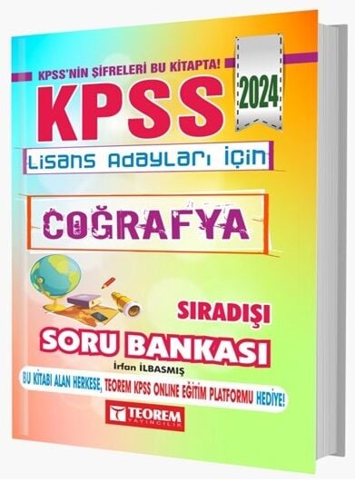 Teorem 2024 KPSS Coğrafya Sıradışı Soru Bankası Teorem Yayıncılık