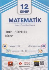 Sonuç 12. Sınıf Matematik Limit, Süreklilik ve Türev Soru Bankası Sonuç Yayınları