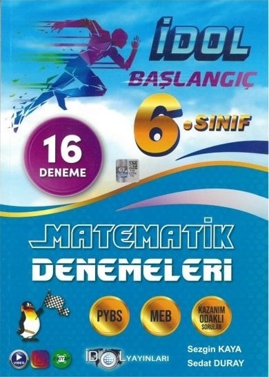 İdol 6. Sınıf Matematik Başlangıç 16 Deneme İdol Yayınları