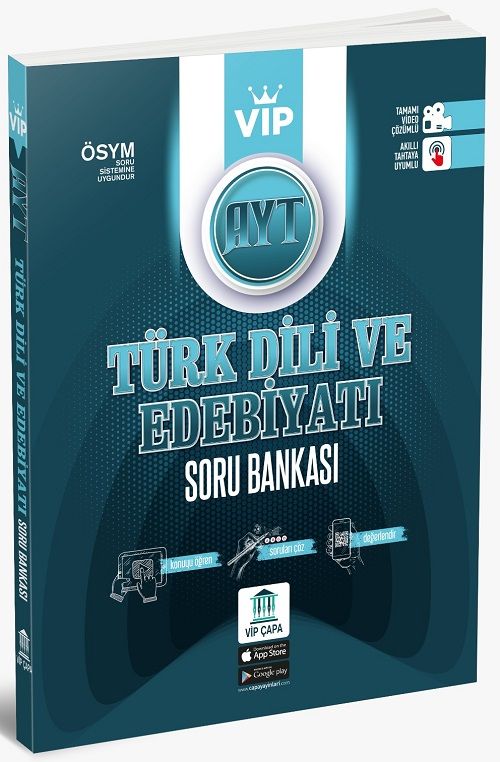 Çapa YKS AYT Türk Dili ve Edebiyatı VİP Soru Bankası Çapa Yayınları