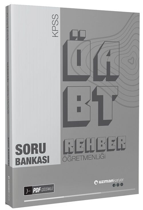 SÜPER FİYAT - Uzman Kariyer ÖABT Rehber Öğretmenliği Soru Bankası PDF Çözümlü Uzman Kariyer Yayınları