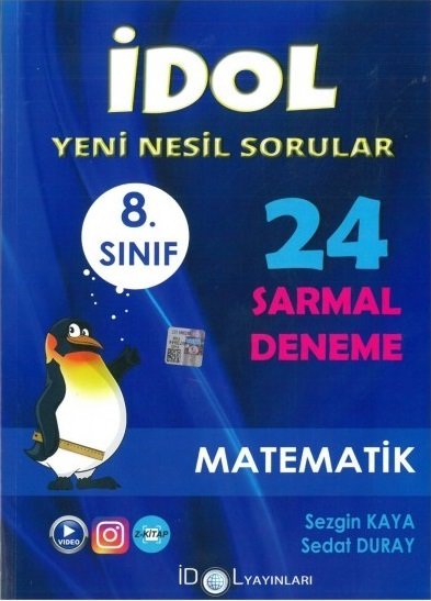 İdol 8. Sınıf Matematik 24 Sarmal Deneme İdol Yayınları