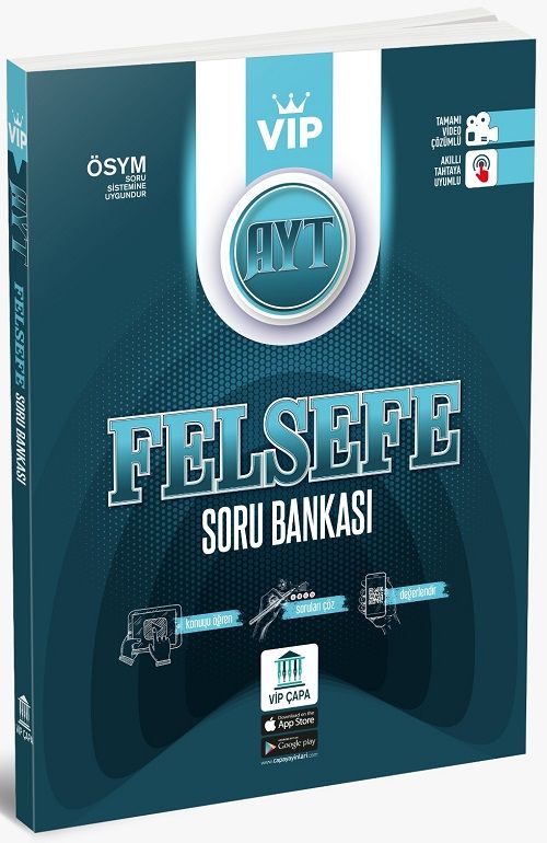 Çapa YKS AYT Felsefe VİP Grubu Soru Bankası Çapa Yayınları