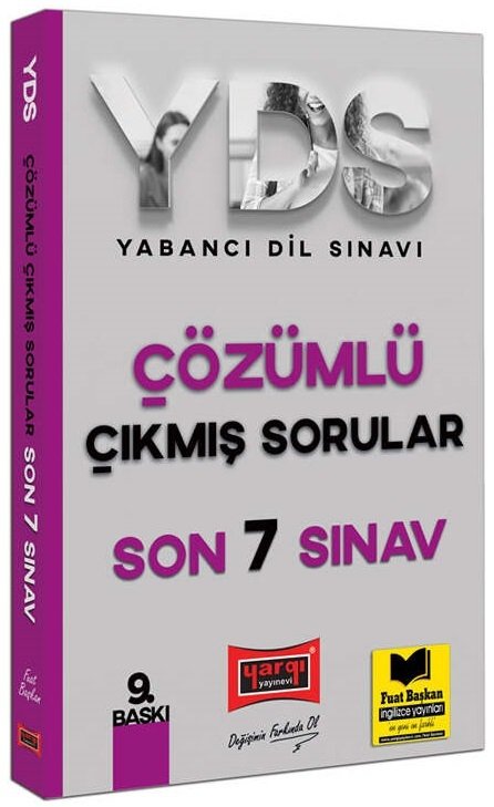 Yargı YDS Çıkmış Sorular Son 7 Sınav Çözümlü 9. Baskı - Fuat Başkan Yargı Yayınları