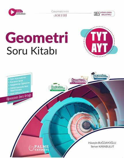 Palme YKS TYT AYT Geometri Joker Soru Kitabı Palme Yayınları