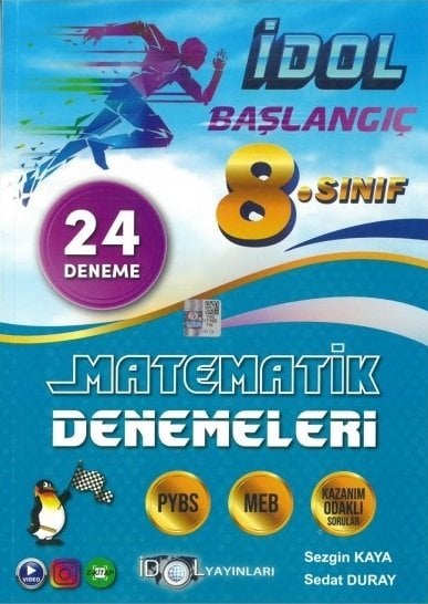 İdol 8. Sınıf Matematik Başlangıç 24 Deneme İdol Yayınları