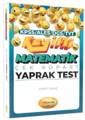 SÜPER FİYAT - Yediiklim KPSS ALES DGS TYT Keyifli Matematik Yaprak Test Çek Kopart Yediiklim Yayınları