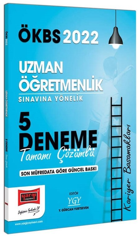 SÜPER FİYAT - Yargı 2022 MEB ÖKBS Uzman Öğretmenlik 5 Deneme Çözümlü Yargı Yayınları