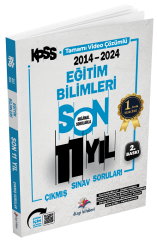 Dizgi Kitap 2025 KPSS Eğitim Bilimleri Çıkmış Sorular Son 11 Yıl Çözümlü Dizgi Kitap Yayınları