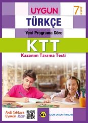 Sadık Uygun 7. Sınıf Türkçe KTT Kazanım Tarama Testi Sadık Uygun Yayınları