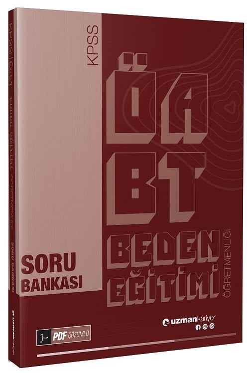 SÜPER FİYAT - Uzman Kariyer ÖABT Beden Eğitimi Öğretmenliği Soru Bankası PDF Çözümlü Uzman Kariyer Yayınları