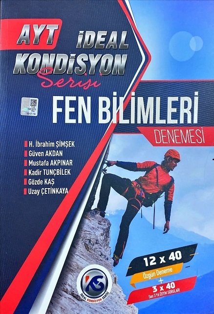 İdeal Kondisyon YKS AYT Fen Bilimleri Kondisyon 12x40 Deneme İdeal Kondisyon Yayınları