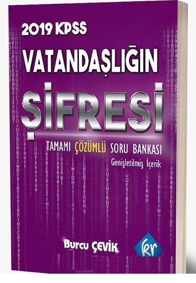 SÜPER FİYAT - KR Akademi 2019 KPSS Vatandaşlığın Şifresi Soru Bankası Çözümlü KR Akademi