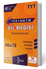 Bilinçsel YKS TYT Dil Bilgisi Testmatik 40x12 Deneme Sınavı Bilinçsel Yayınları