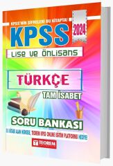 Teorem 2024 KPSS Lise Ön Lisans Türkçe Tam İsabet Soru Bankası Teorem Yayıncılık