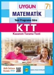 Sadık Uygun 7. Sınıf Matematik KTT Kazanım Tarama Testi Sadık Uygun Yayınları