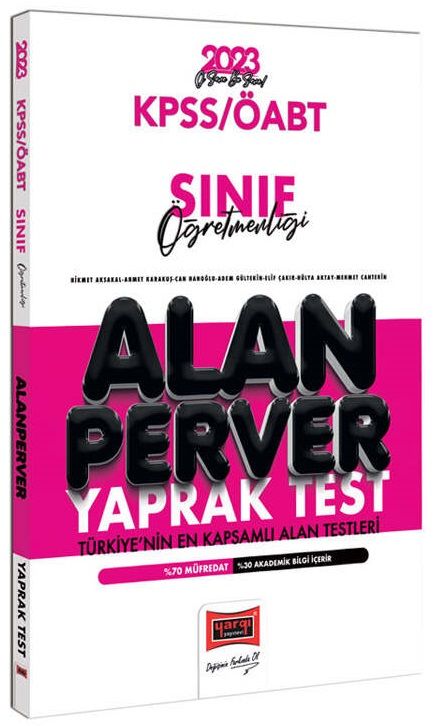 Yargı 2023 ÖABT Sınıf Öğretmenliği Alanperver Yaprak Test Yargı Yayınları