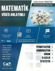 Çap Yayınları YKS TYT AYT Matematik Permütasyon, Kombinasyon, Binom, Olasılık ve İstatistik Video Anlatımlı Soru Fasikülü Çap Yayınları