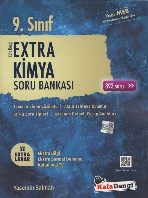 Kafadengi 9. Sınıf Kimya Extra Soru Bankası Kafadengi Yayınları