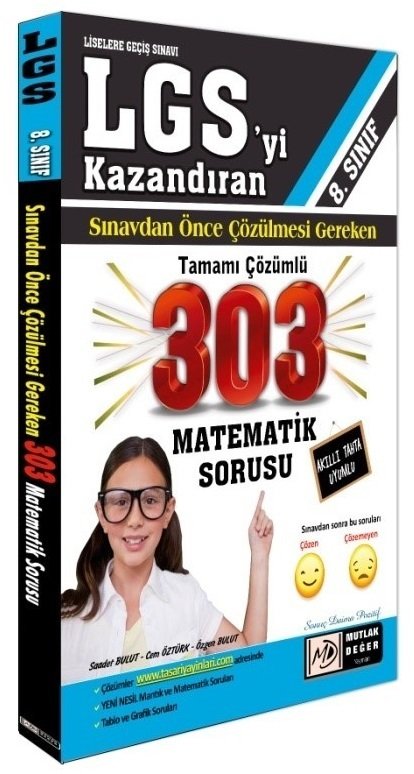 SÜPER FİYAT - Mutlak Değer 8. Sınıf LGS Matematik 303 Soru Bankası Mutlak Değer Yayınları