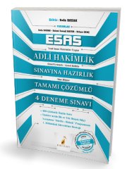 Pelikan ESAS Adli Hakimlik Sınavı 4 Deneme Çözümlü Pelikan Yayınları