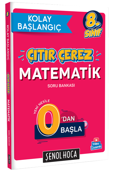 Şenol Hoca 8. Sınıf Çıtır Çerez Matematik Soru Bankası Şenol Hoca Yayınları