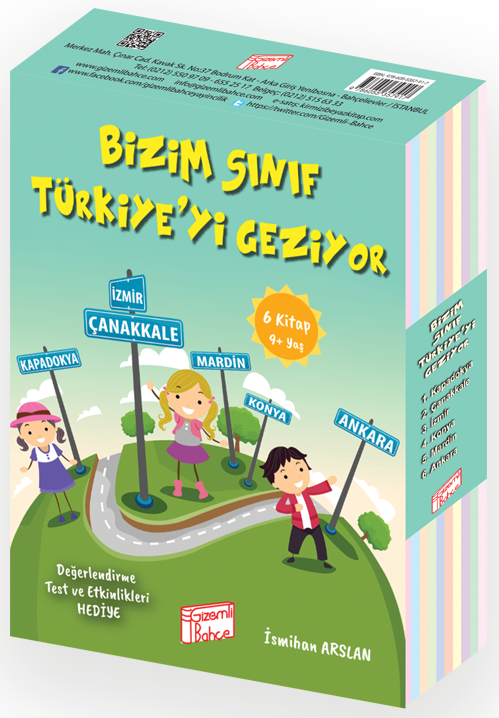 Bizim Sınıf Türkiyeyi Geziyor Serisi 8 Kitap Set Gizemli Bahçe