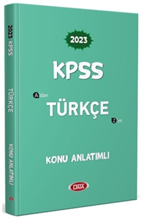 SÜPER FİYAT - Data 2023 KPSS Türkçe Konu Anlatımlı Data Yayınları