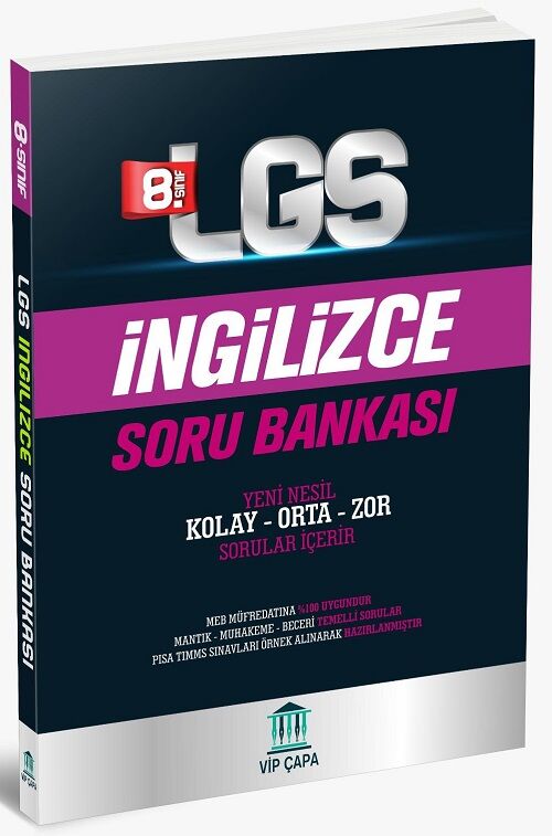 Çapa 8. Sınıf LGS İngilizce Soru Bankası Çapa Yayınları