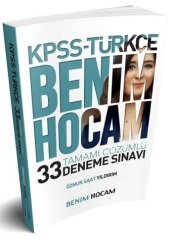 SÜPER FİYAT - Benim Hocam 2019 KPSS Türkçe 33 Deneme Çözümlü Öznur Saat Yıldırım Benim Hocam Yayınları