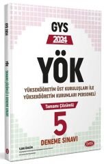 Data 2024 GYS YÖK Yükseköğretim Kurumları Personeli 5 Deneme Görevde Yükselme Data Yayınları