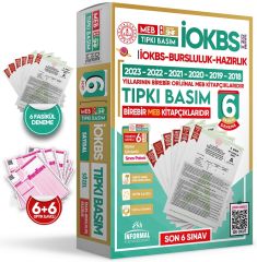 İnformal 8. Sınıf İOKBS Son 6 Yıl Tıpkı Basım 6 Fasikül Deneme İnformal Yayınları