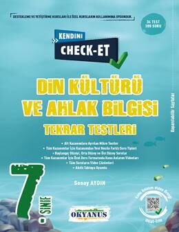 Okyanus 7. Sınıf Din Kültürü ve Ahlak Bilgisi Kendini Check-Et Tekrar Testleri Okyanus Yayınları