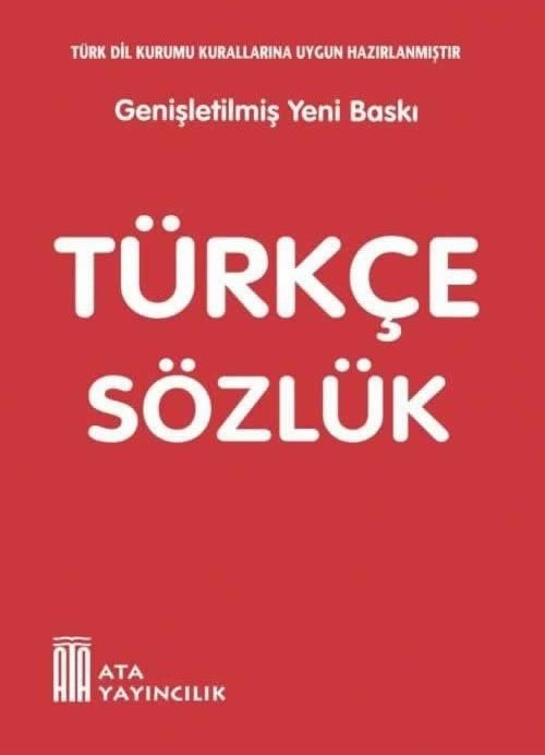 Ata Yayıncılık Türkçe Sözlük Plastik Kapak Ata Yayıncılık