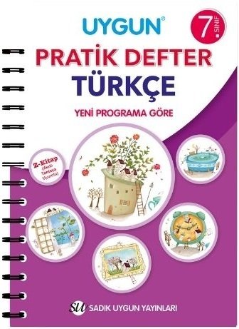 Sadık Uygun 7. Sınıf Türkçe Pratik Defter Sadık Uygun Yayınları