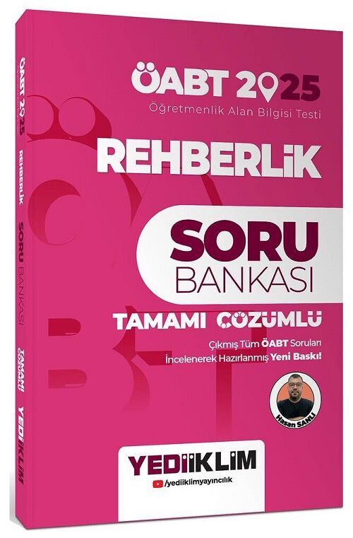 SÜPER FİYAT - Yediiklim 2025 ÖABT Rehberlik Soru Bankası Çözümlü - Hasan Sanlı Yediiklim Yayınları