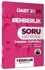 SÜPER FİYAT - Yediiklim 2025 ÖABT Rehberlik Soru Bankası Çözümlü - Hasan Sanlı Yediiklim Yayınları