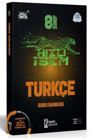 İsem 8. Sınıf Hızlı İsem Türkçe Soru Bankası İsem Yayıncılık