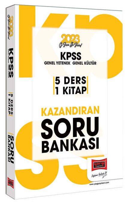 Yargı 2023 KPSS Genel Yetenek Genel Kültür Kazandıran Soru Bankası Yargı Yayınları