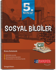 Pandül 5. Sınıf Sosyal Bilgiler Konu Anlatımlı Defteri Pandül Yayınları