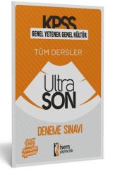 İsem 2020 KPSS Genel Yetenek Genel Kültür UltraSon Deneme Sınavı İsem Yayınları