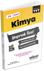 Miray YKS TYT Kimya Çek Kopar Yaprak Test Miray Yayınları