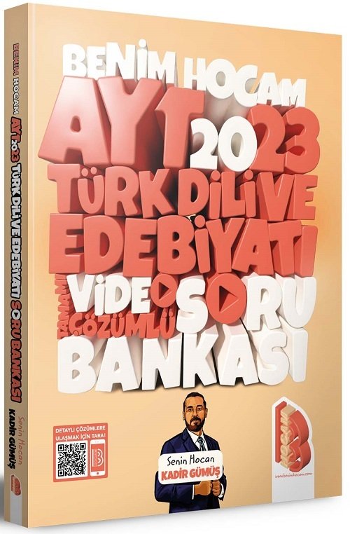 Benim Hocam 2023 YKS AYT Türk Dili ve Edebiyatı Soru Bankası Video Çözümlü - Kadir Gümüş Benim Hocam Yayınları