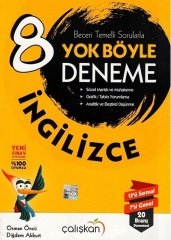 Çalışkan 8. Sınıf İngilizce Yok Böyle 20 Deneme Çalışkan Yayınları