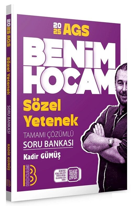 Benim Hocam 2025 MEB-AGS Sözel Yetenek Soru Bankası Çözümlü - Kadir Gümüş Benim Hocam Yayınları