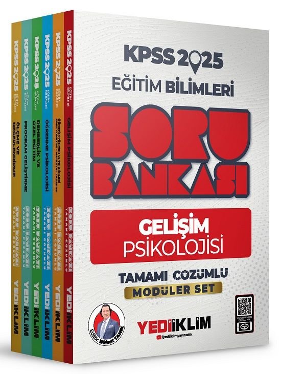 Yediiklim 2025 KPSS Eğitim Bilimleri Soru Bankası Modüler Set Çözümlü Yediiklim Yayınları